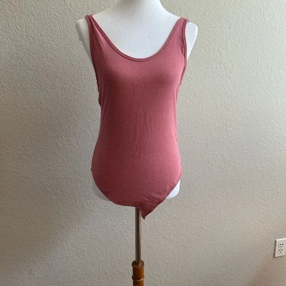 PINK Victoria's Secret Dusty Rose Bodysuit - Picture 1 of 8